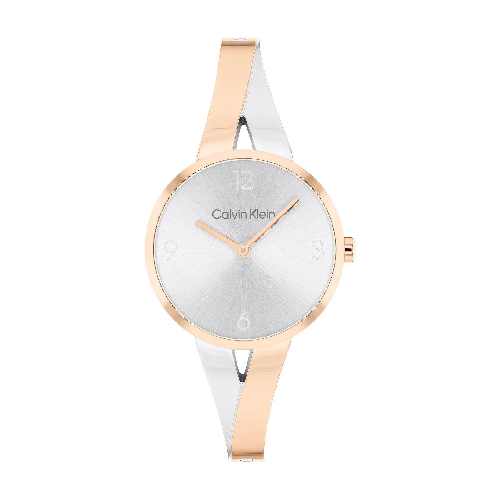 Годинник Calvin Klein Joyful Кварцовий з двома стрілками для жінок, з браслетом з нержавіючої сталі - Срібний, золотий або двоколірний, фото №1