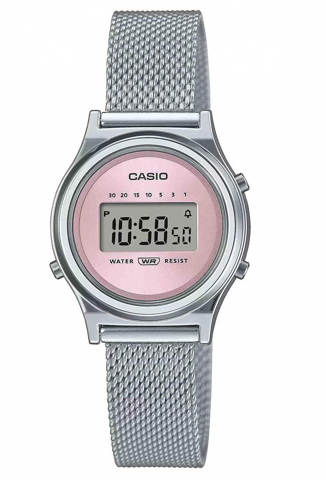 Часы Casio LA700WEM-4AEF, серебристый, браслет, фото №1