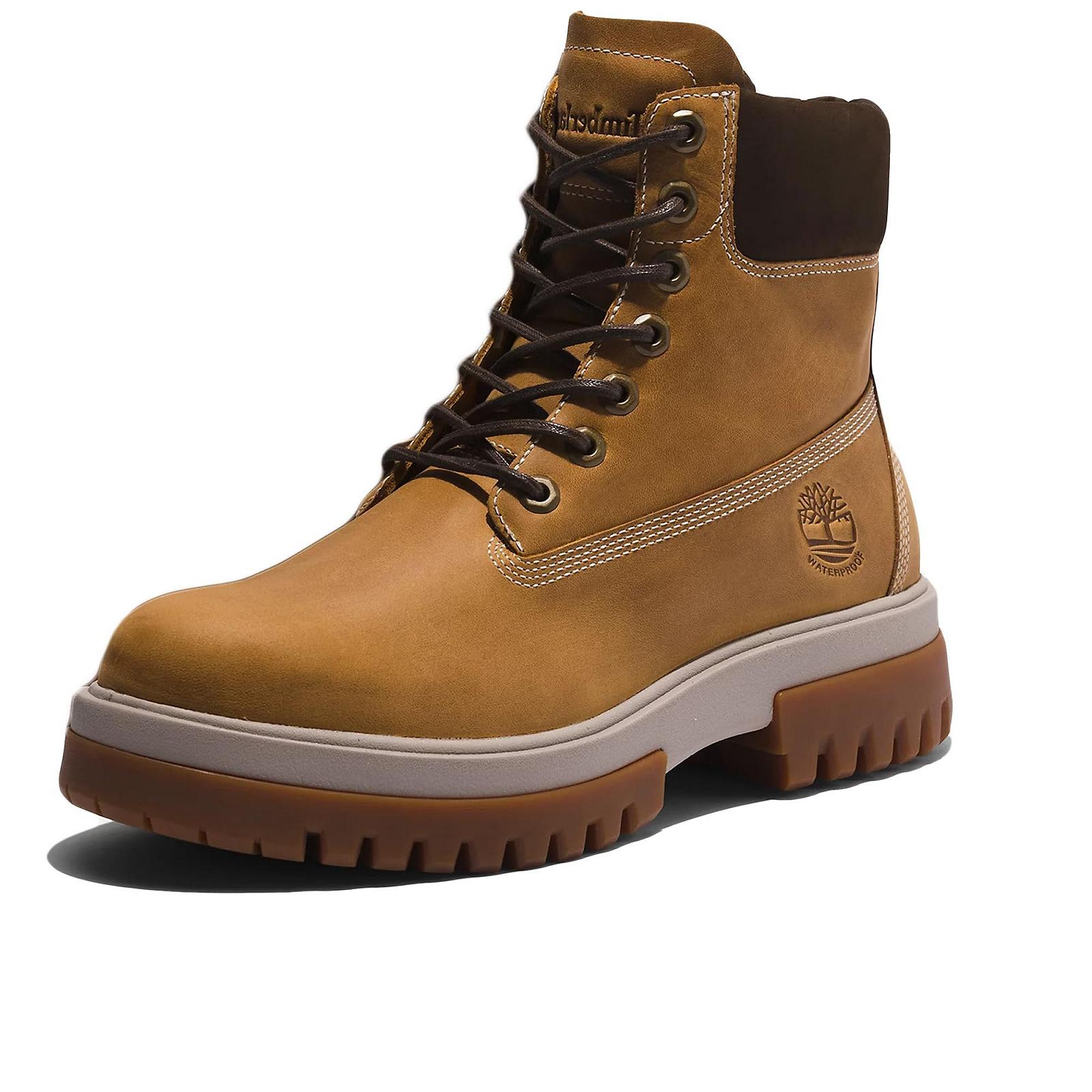 Мужские ботинки Timberland Mid 0A5YKD пшенично-желтого цвета с водонепроницаемыми шнурками, фото №1