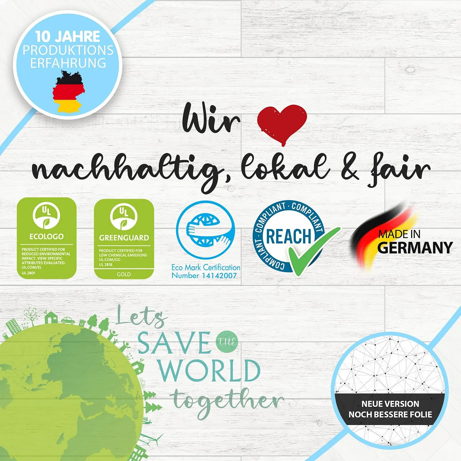 Наклейки на стену ELES VIDA 20 шт. Облака Белый, фото №5