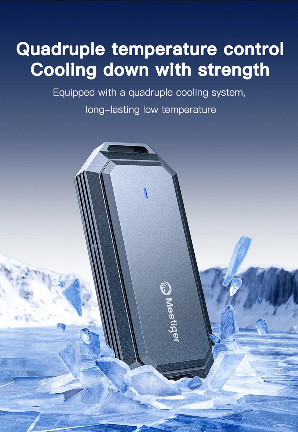 Зовнішній адаптер Meetiger PNU4 Fun 40Gbps M.2 NVMe SSD to USB4, фото №14