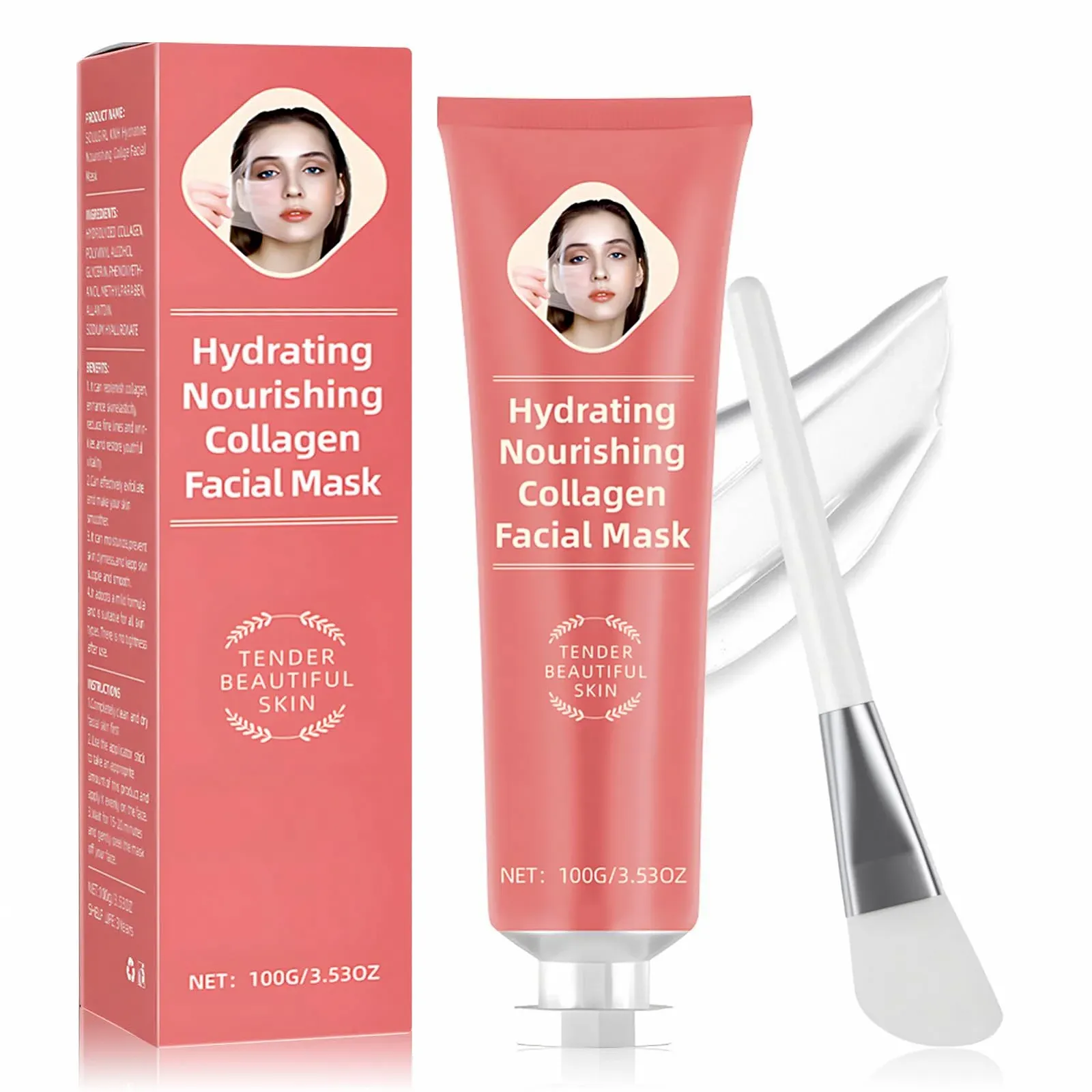 Маска для обличчя Allony Collagen Night, нічна маска-пілінг з колагеном, фото №1 Маска для обличчя Allony Collagen Night, нічна маска-пілінг з колагеном, фото №1