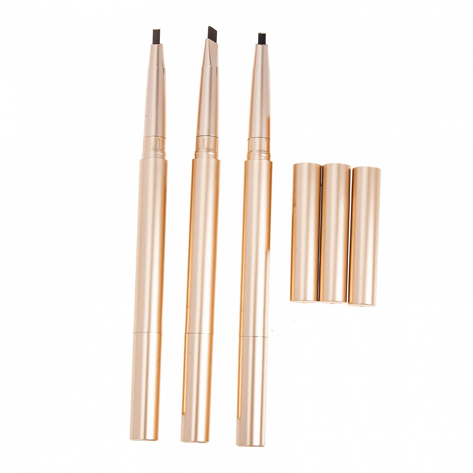 Олівець Ipetboom 3St Подвійний для брів Водонепроникний Темно-коричневий, фото №1