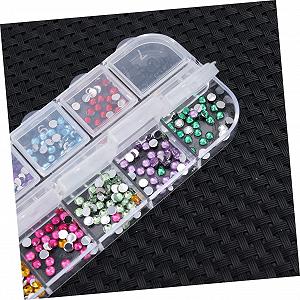 Стрази для нігтів Змішані високоякісні скляні матеріали synthetic.ua - Фото 1