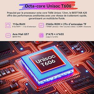 Планшет 10.1" Full HD BESTTAB A20 8+3/256Gb 8 ядер Android 14 5000 mAh Серый synthetic.ua - Фото 1