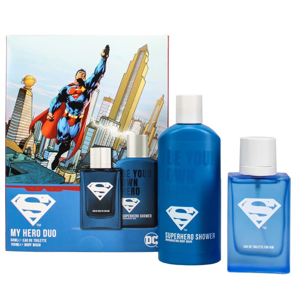 Парфумована вода DC Comics Superman Eau de Toilette 50 мл + Гель для душу 150 мл, фото №1