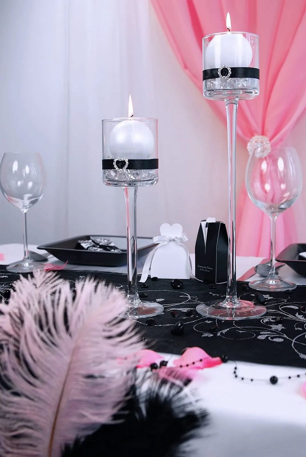 Ранер Rotolo Organza 36 см x 9 м Nero, фото №3