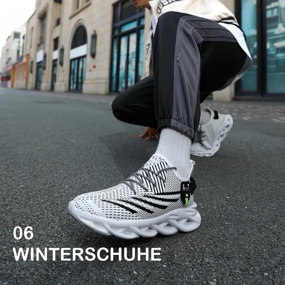 Чоловічі зимові утеплені черевики для вулиці ZDFQLGV Водонепроникні, фото №7