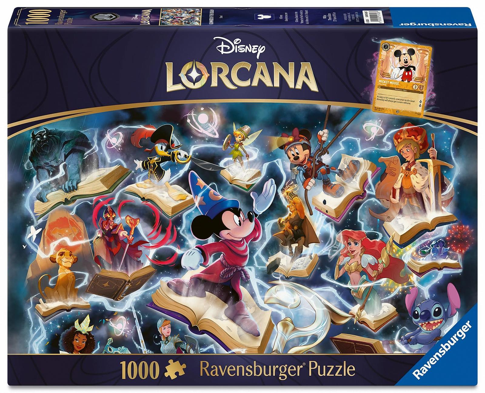 Пазл Ravensburger Disney Lorcana Glimmers of The Realm: Steel 1000 елементів, фото №2