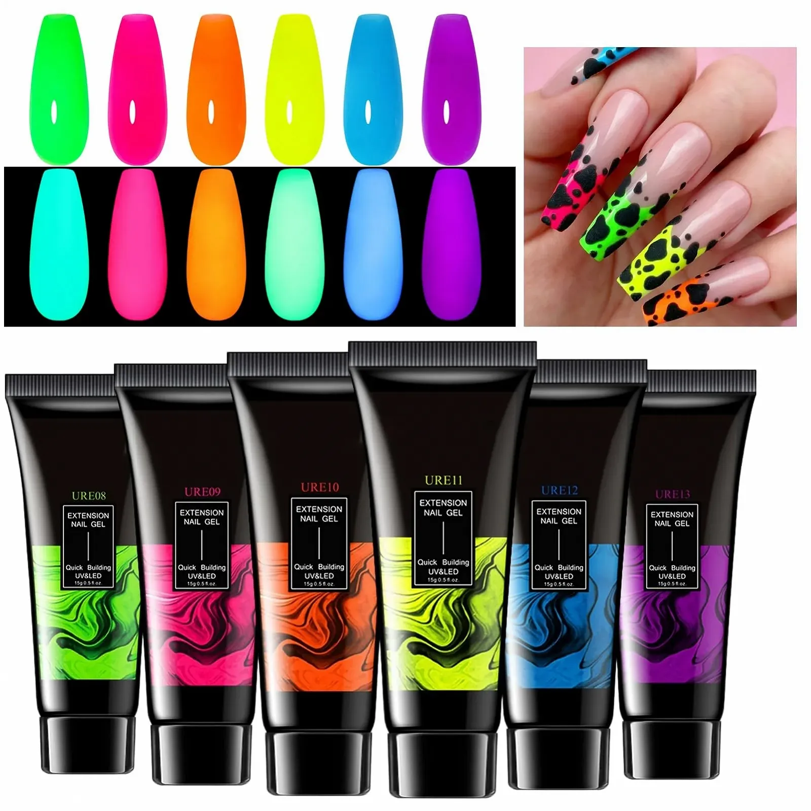 Гель-лак Набор 6 цветов, фото №7 Гель-лак Набор 6 цветов, фото №7