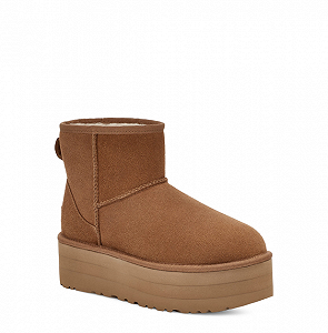 Черевики UGG Classic Mini Platform Brown 1134991-CHE  41 synthetic.ua - Фото 1