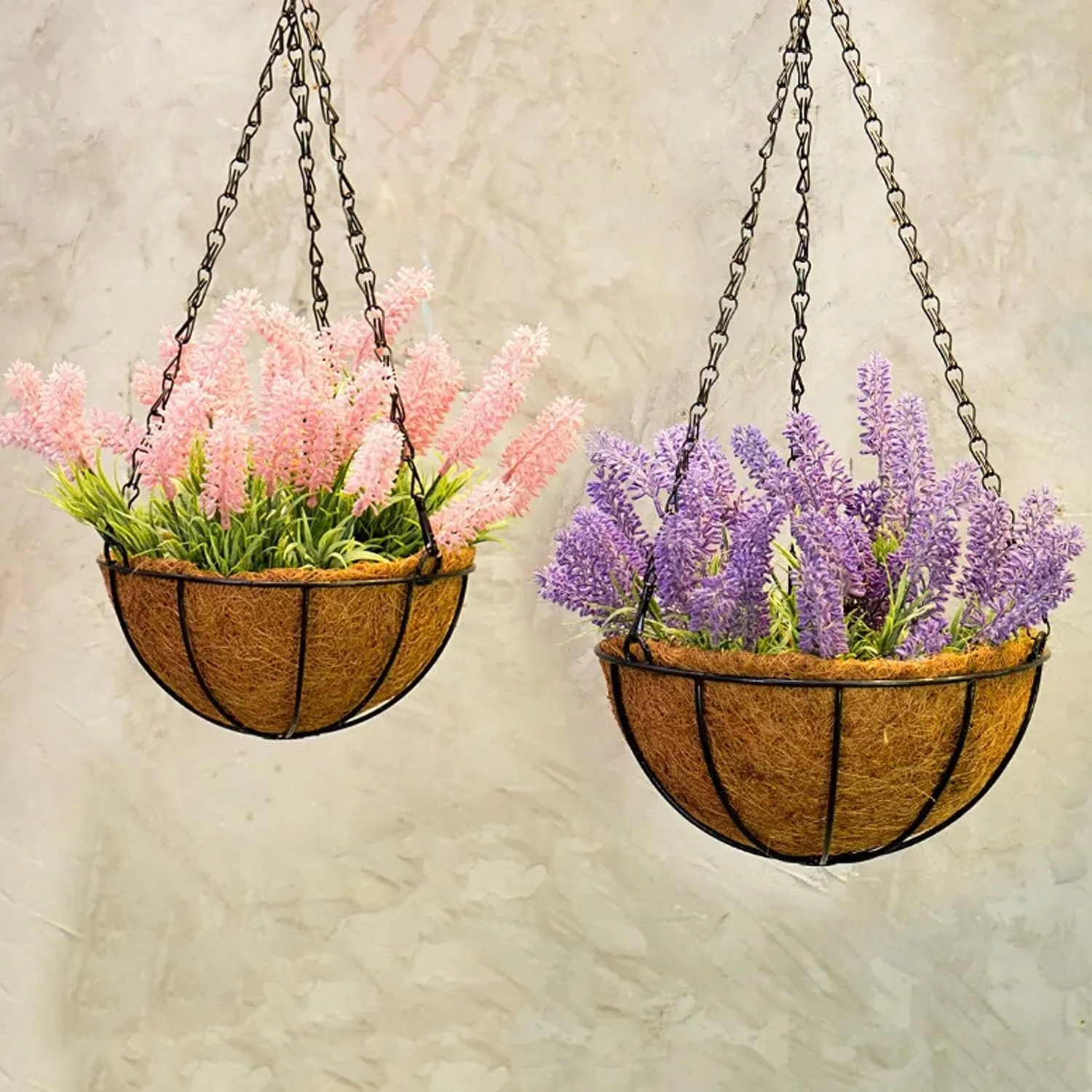 Ланцюги для підвісних кошиків Набір 3 шт 40 cm Металеві з 3 точками кріплення, фото №6