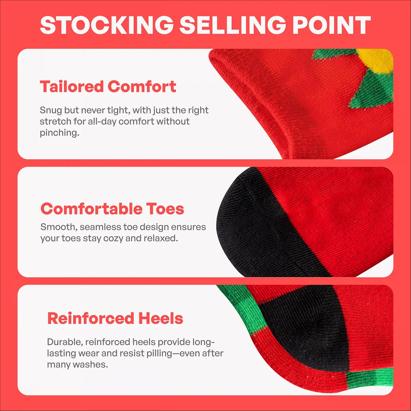 Святкові гольфи Giggling Getup, 2 шт., фото №3