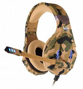 Игровые наушники XPro GT94 c подсветкой Хаки (MER-15577) - Фото 1