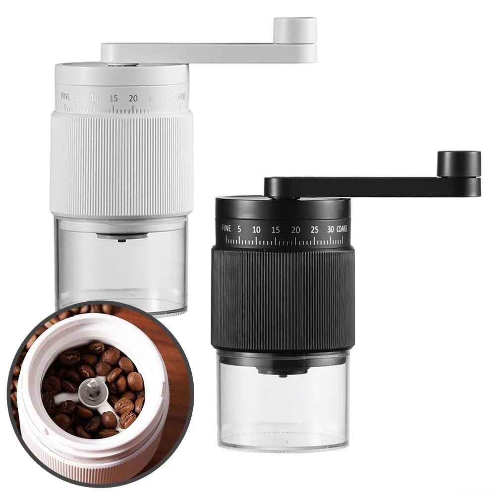 Ручна конічна кавомолка Регульована до 35 ступенів помелу Чорний, фото №6 Ручна конічна кавомолка Регульована до 35 ступенів помелу Чорний, фото №6