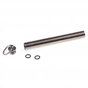 Футляр для зубочисток Титановий сплав Сріблястий synthetic.ua - Фото 1