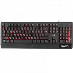 Клавиатура SVEN KB-G8300 Black USB - Фото 1