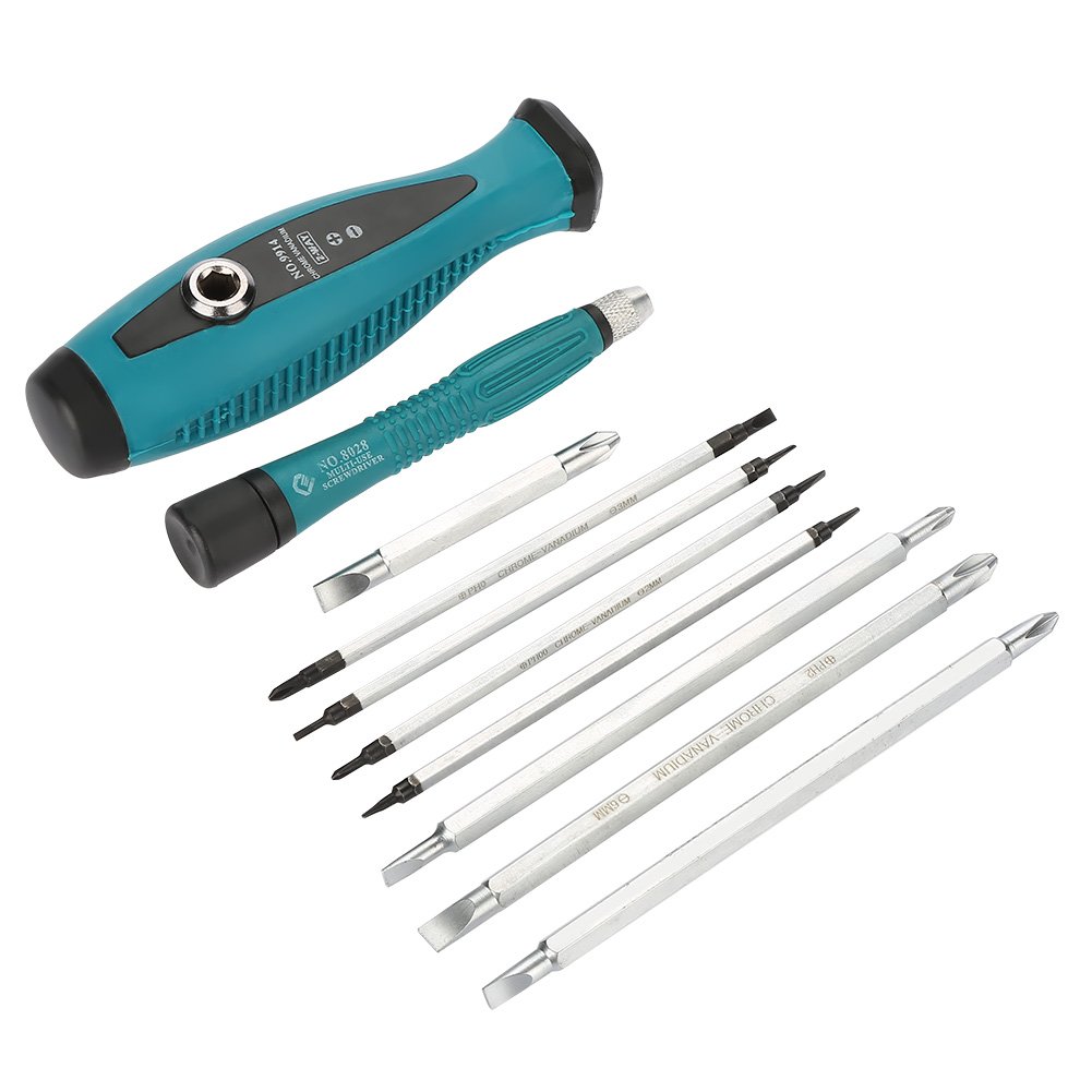 Набор отверток Многофункциональный 10 шт С крестообразным шлицем Магнитный звездчатый, фото №2