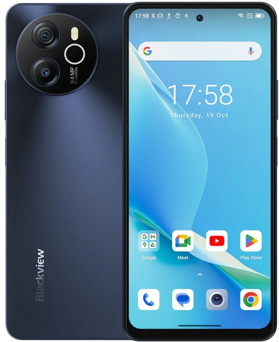 Смартфон Blackview Shark8, 256 ГБ/1 ТБ Helio G99, 6,78" FHD + 1080x2460, чорний, фото №1