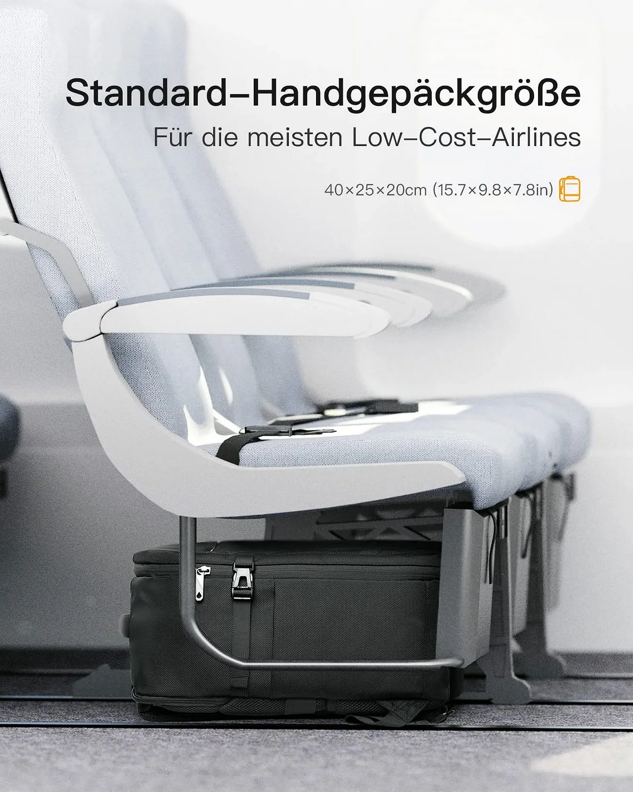 Рюкзак для ручной клади Inateck 40x25x20 см 20L для Ryanair 14", фото №3 Рюкзак для ручной клади Inateck 40x25x20 см 20L для Ryanair 14", фото №3