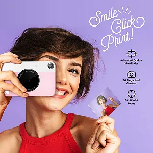 Фотокамера мгновенной печати Kodak Printomatic Zinc 2x3" Full Colour Prints synthetic.ua - Фото 1