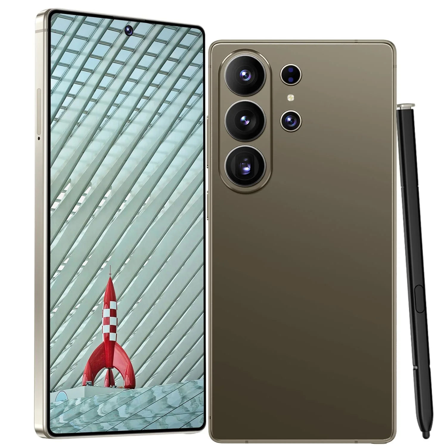 Смартфон 6.9" HD 12GB+256GB 13+48MP Dual SIM Android 14 Face ID OTG, фото №1