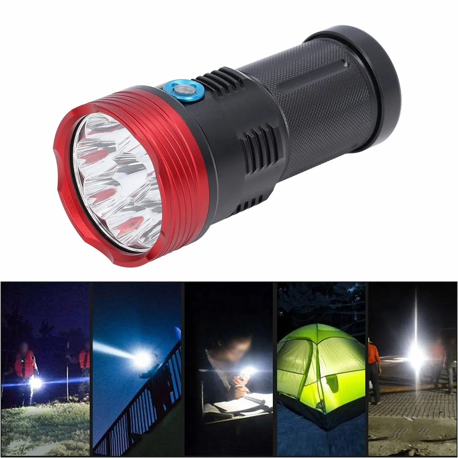 Фонарик LED Superhellblitzlicht Ручной Перезаряжаемый для Путешествий на Открытом Воздухе, фото №6