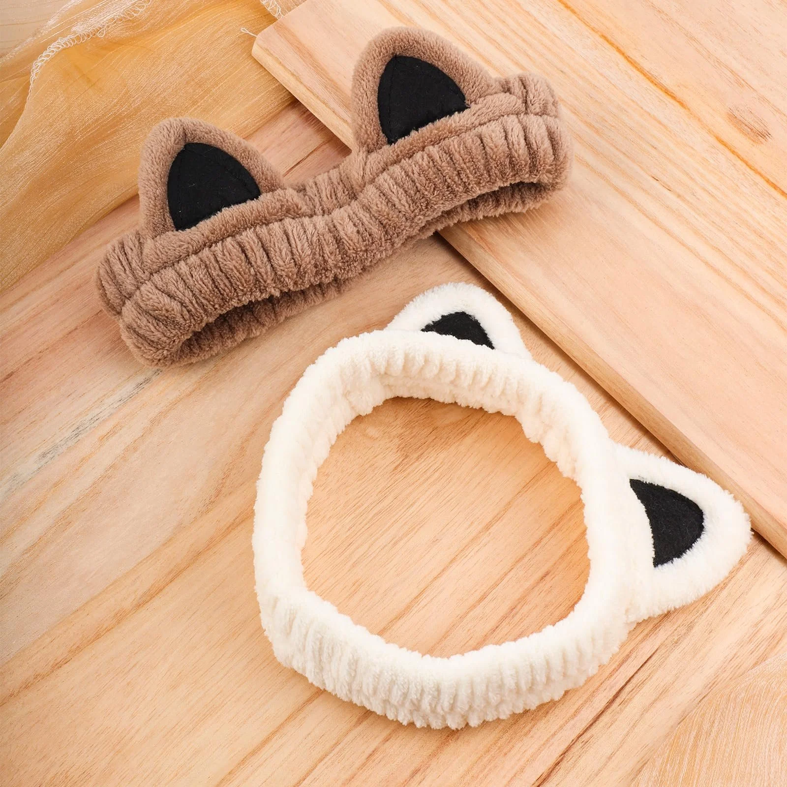 Набір пов'язок на голову з котячими вушками, фото №6 Набір пов'язок на голову з котячими вушками, фото №6