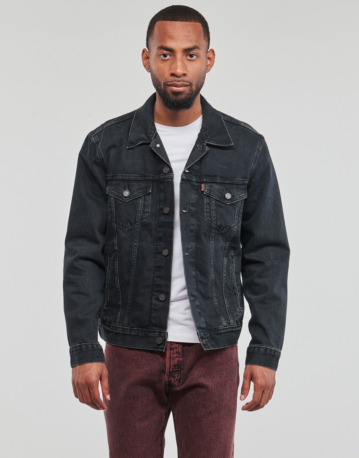 Мужская куртка Levis - The Trucker Jacket Blue Black Trucker  - L, фото №1
