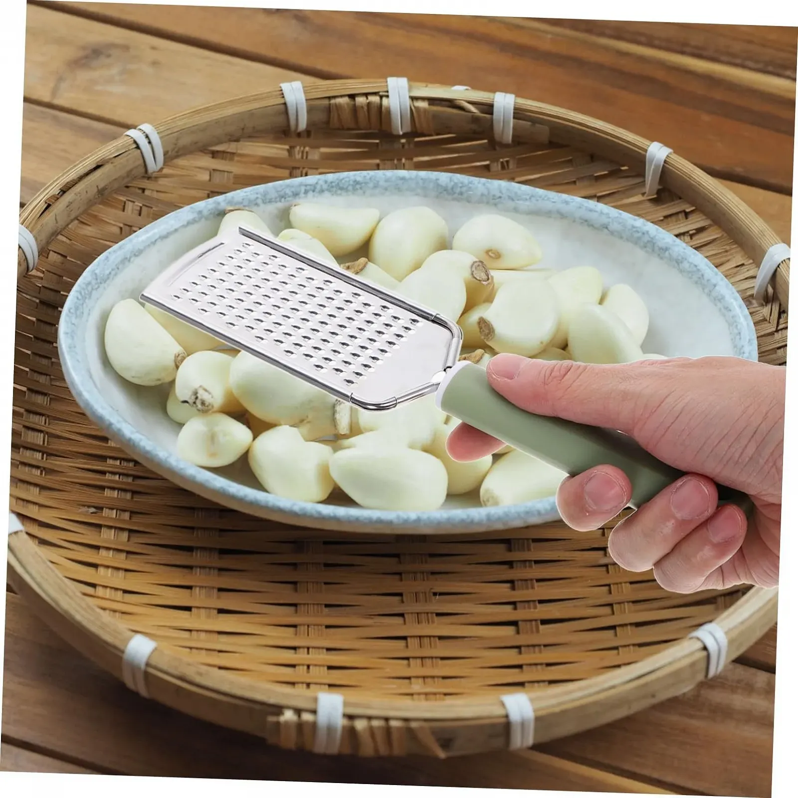 Ручна терка Подрібнювач часнику Багатофункціональний, фото №5