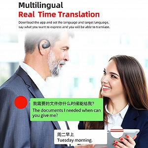 Перекладач Голосний Навушник-Вухо 144 Мови Переклад 5.3 synthetic.ua - Фото 1