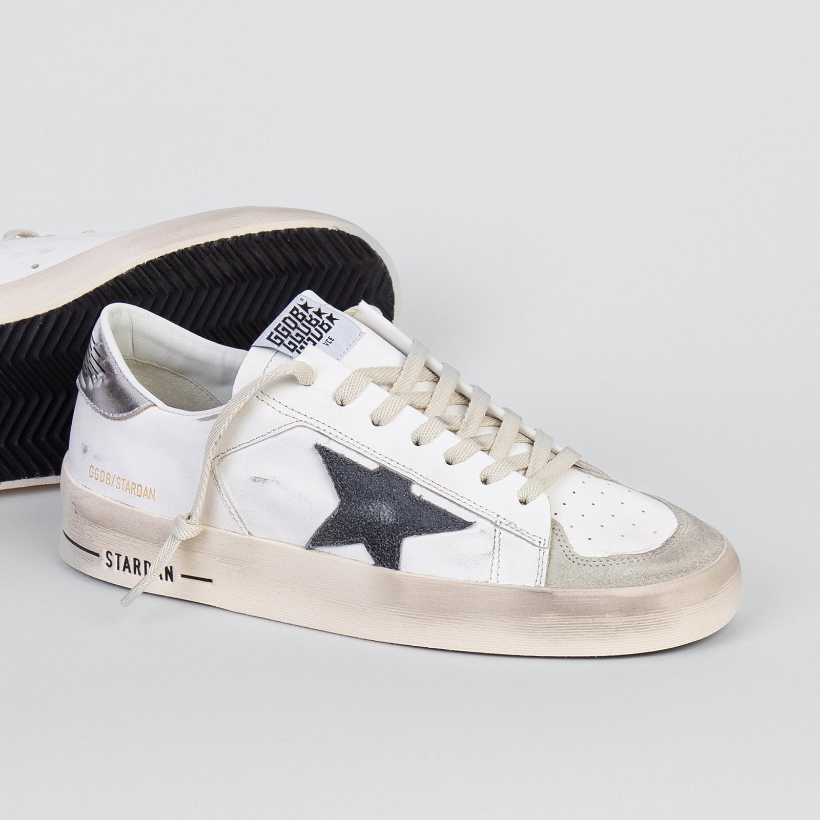 Кросівки Golden goose Stardan Leather Low Top Sneakers White Grey 44, фото №3