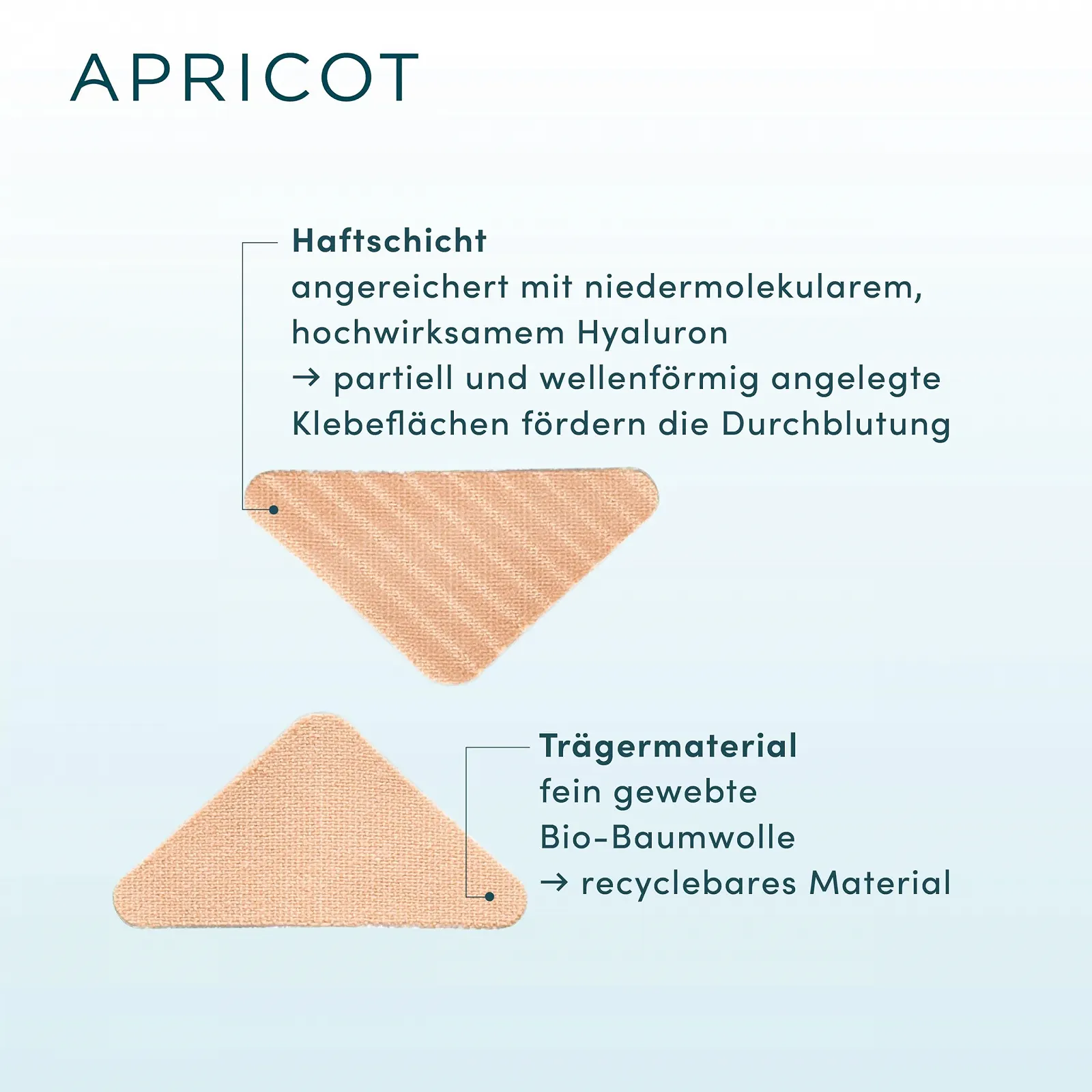 Пластыри от морщин Apricot Beauty Down the Frown, 60 шт, органический хлопок, фото №6