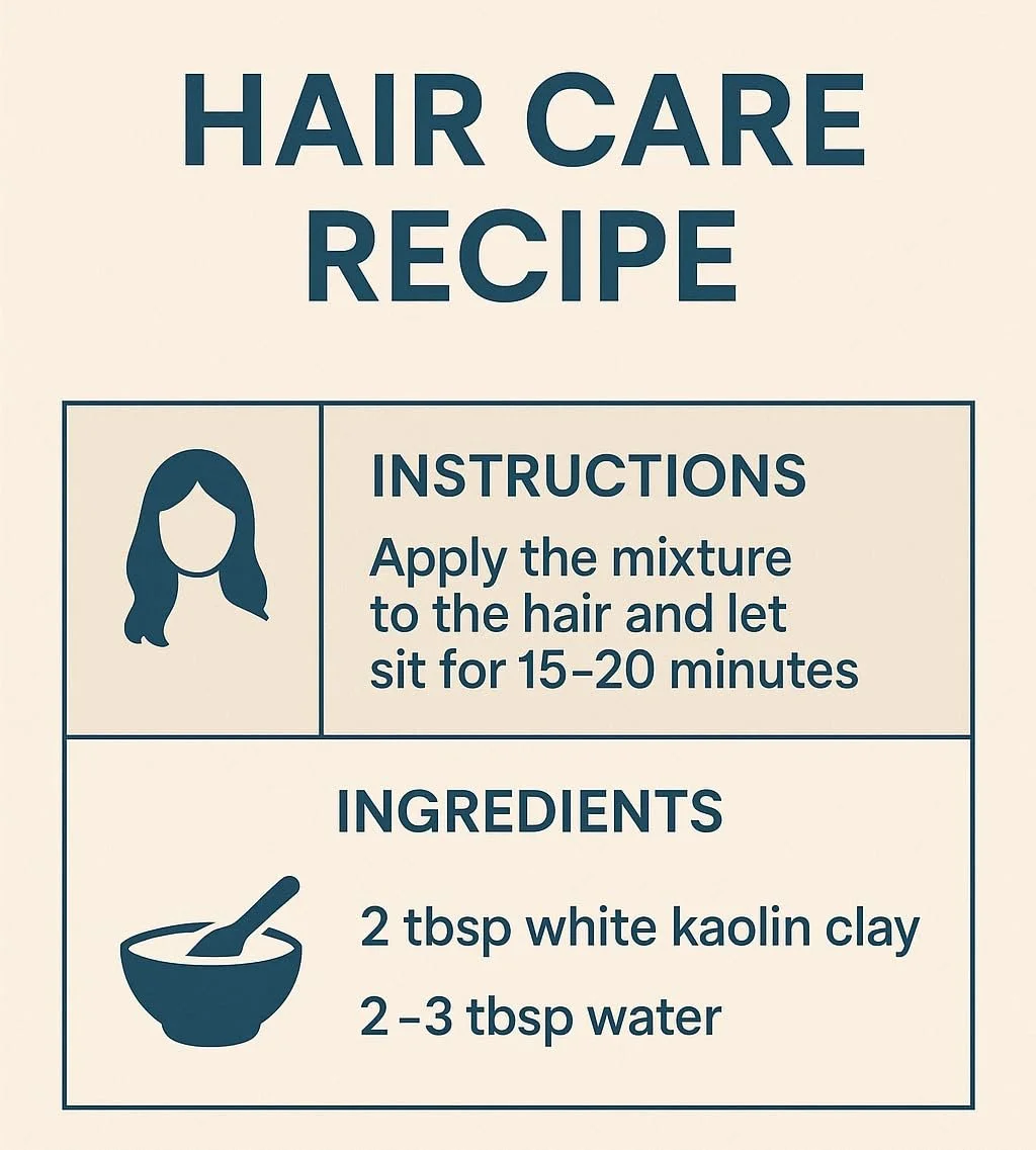 Глина Біла 100% Натуральна з Португалії 250г Косметичний Порошок для Догляду за Шкірою, Очищення, фото №4