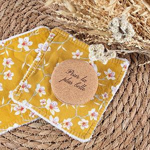 Дзеркало Pocket Cork З текстом гравіювання Коричневий synthetic.ua - Фото 1