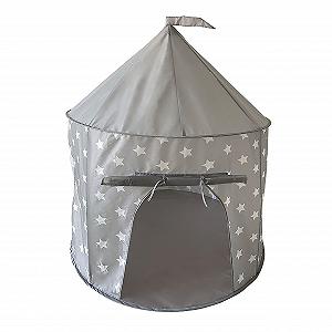 Палатка для игр Knorrtoys Stars 55541 серая с белым - Фото 1