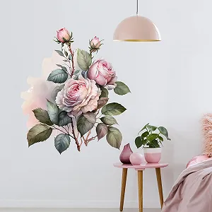 Наклейка на стіну GRAZDesign Квіти Троянди 65 x 57 см synthetic.ua - Фото 1
