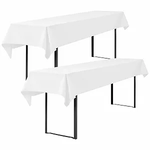 Набір скатертей Showgeous Pack of 2 100х250 см Білі - Фото 1