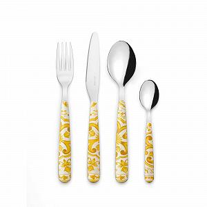 Купить Набор столовых приборов Guzzini 281945151 из нержавеющей стали, янтарный - Фото 1 Набор столовых приборов Guzzini 281945151 из нержавеющей стали, янтарный - Фото 1