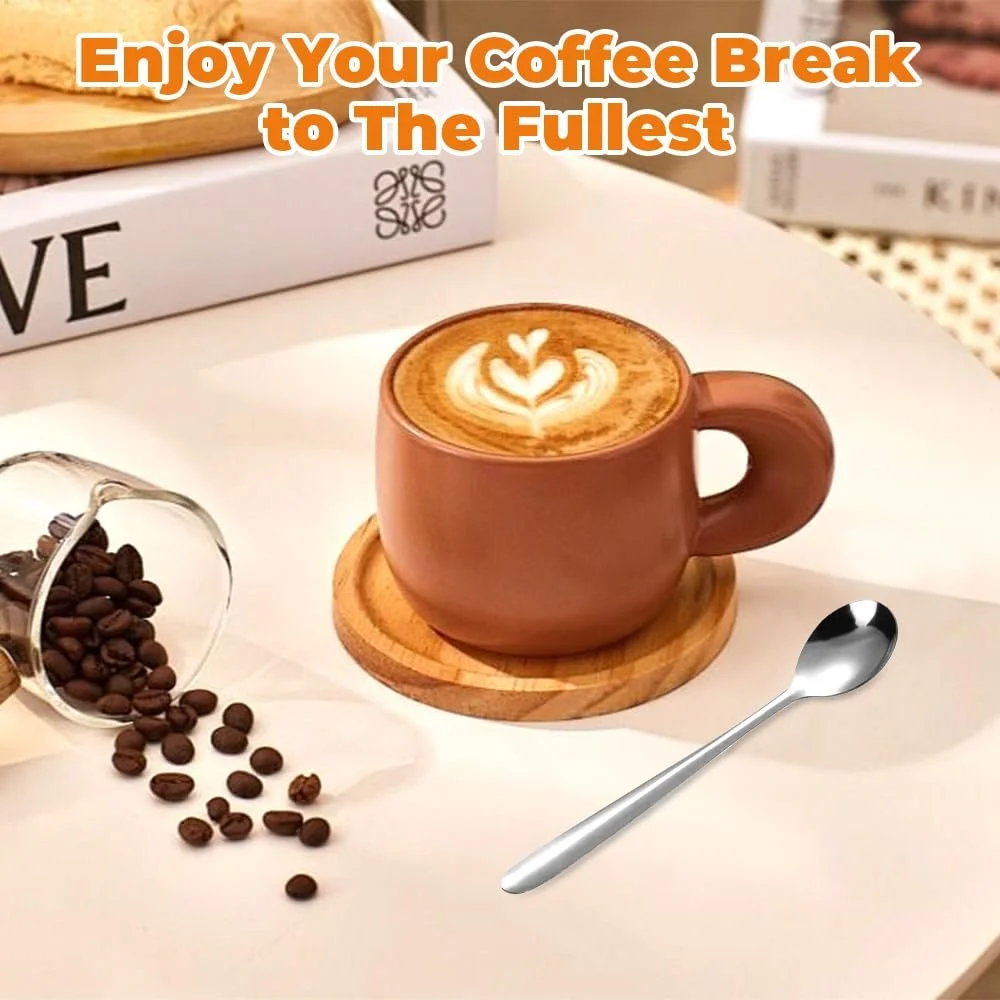 Набір десертних ложок для кави, 36 шт., маленькі, фото №4