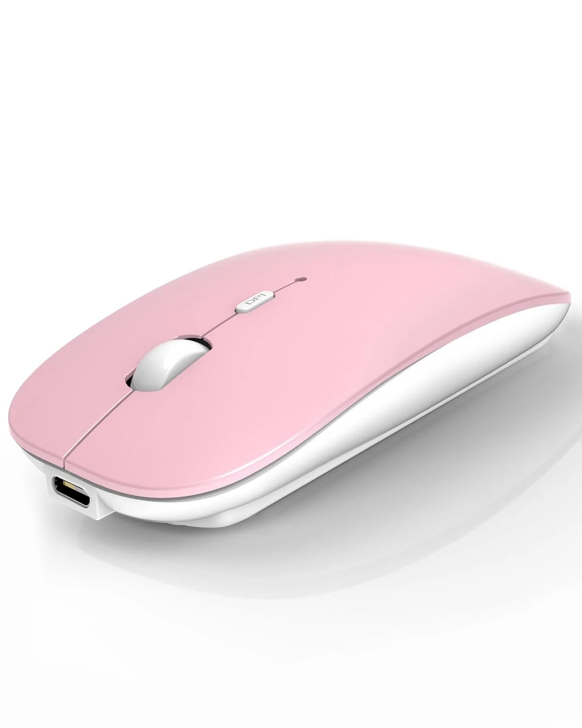 Мышь Bluetooth ANEWISH AE WISH Беспроводная Перезаряжаемая 3 DPI Розовая, фото №1