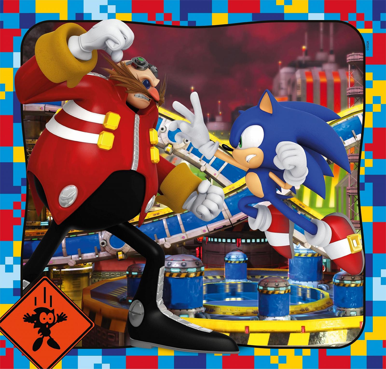 Пазл Clementoni Sonic 25320 3 x 48 элементов 32 x 22 см, фото №5