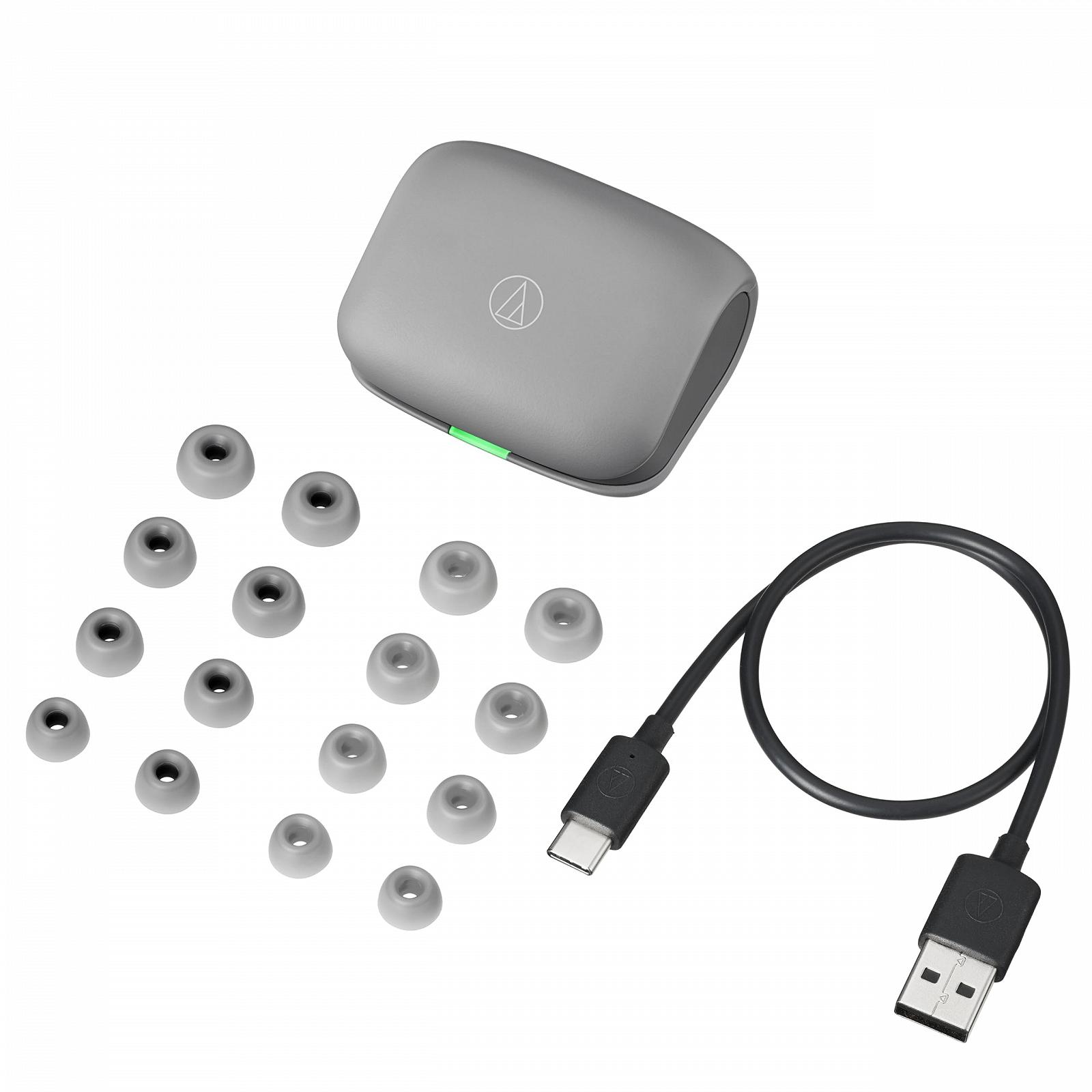 Навушники Audio-Technica ATH-TWX7 Бездротові (Сірі), фото №4