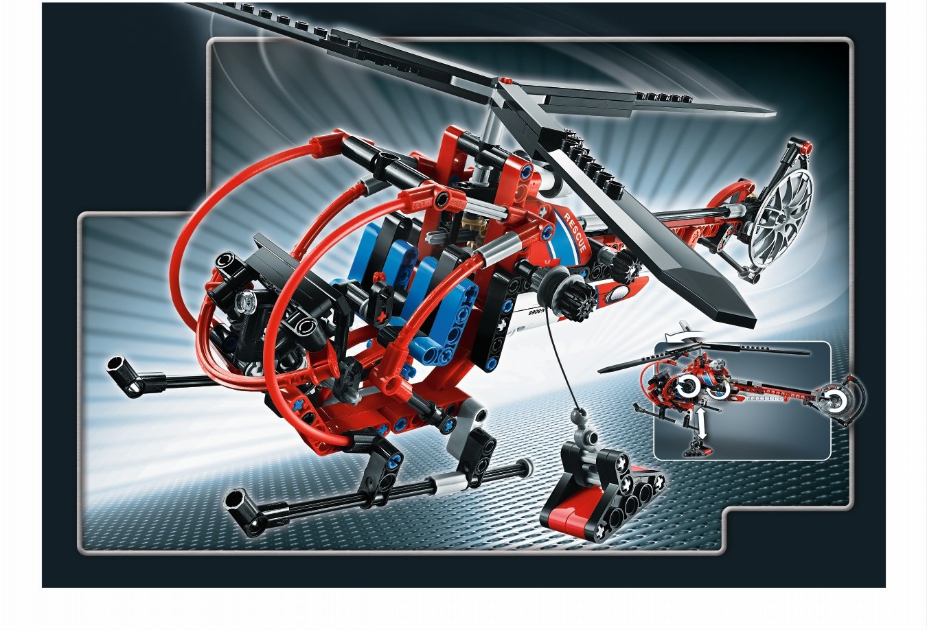 Конструктор LEGO Technic 8068 Спасательный вертолет, фото №4