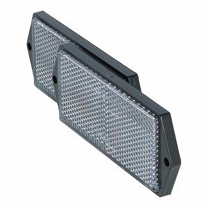 Отражатель CARPOINT Белый 104 x 40 мм, 2 шт. в упаковке synthetic.ua - Фото 1