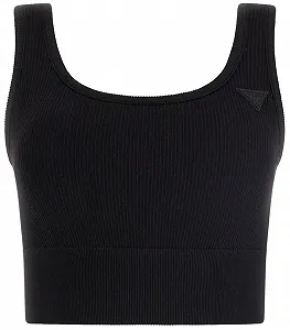 Жіночий спортивний топ GUESS Activewear / Чорний / Розмір XS - Фото 1