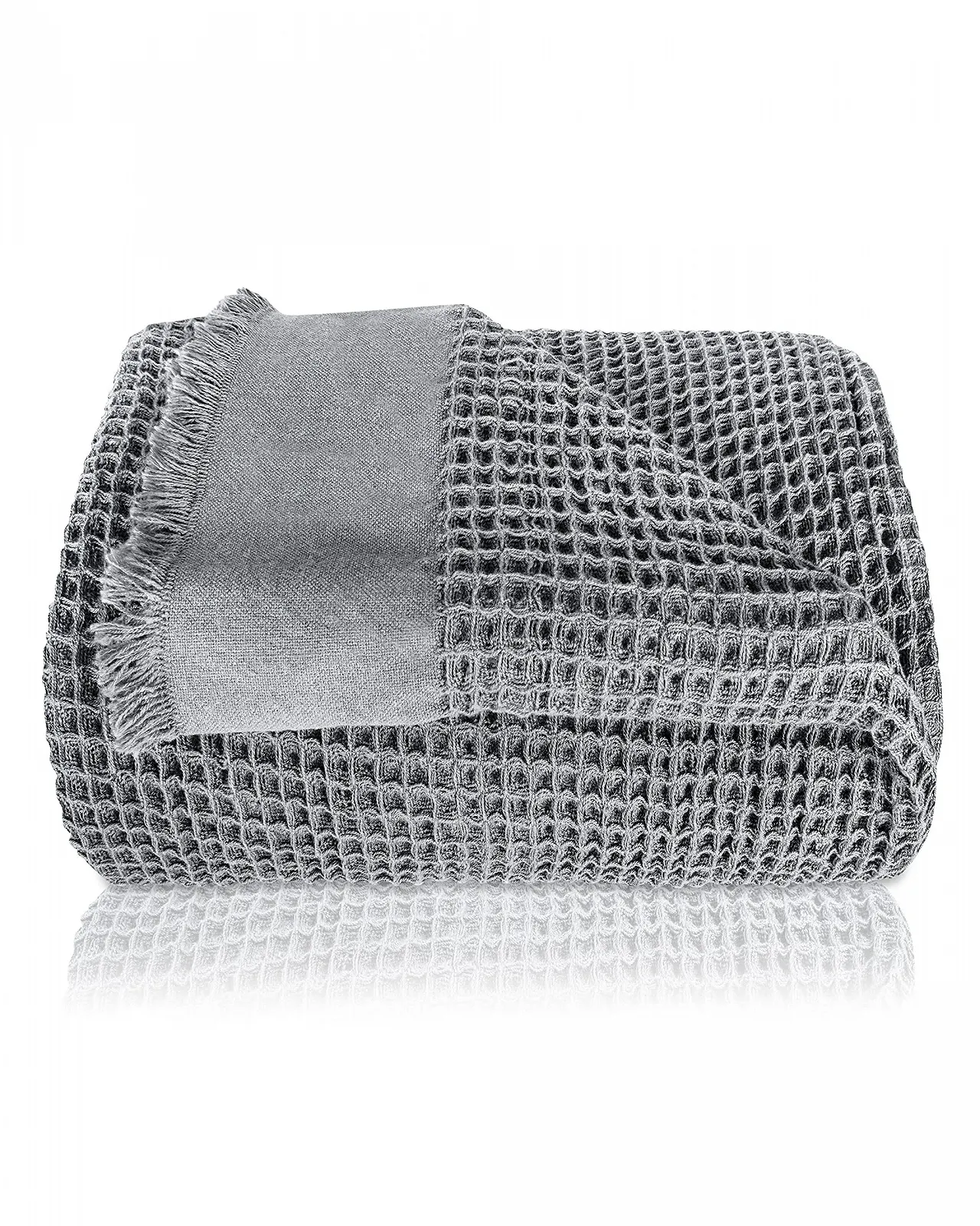 Покривало Gräfenstayn Premium з бахромою - 150 x 200 см, фото №1