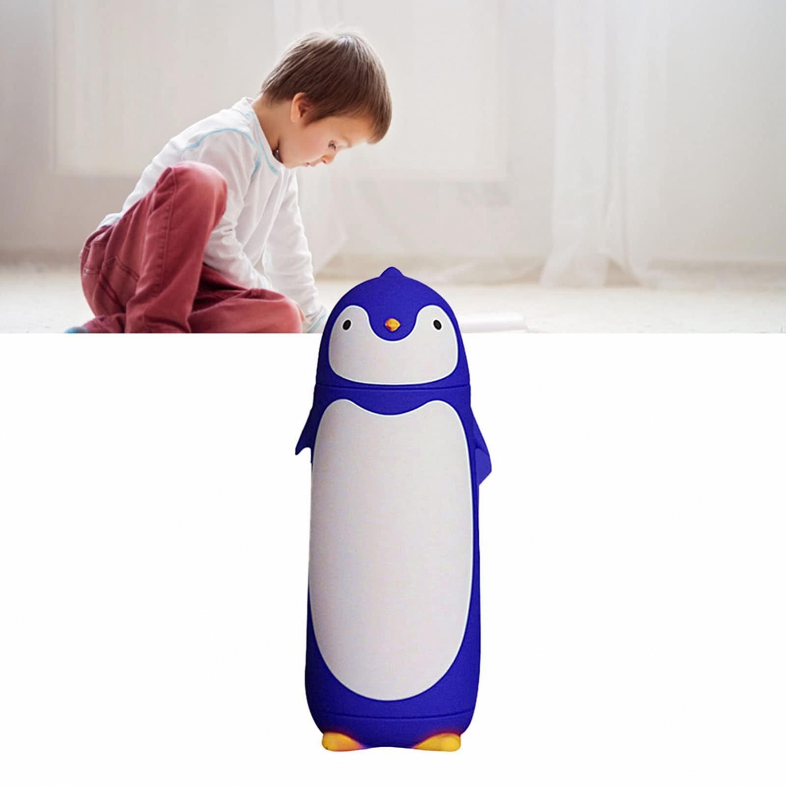 Кухоль YaFei Qidai Милий пінгвін, двошаровий, 300 мл, блакитний, фото №6