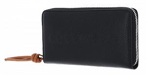 Кошелек Coccinelle Metallic Soft Кожа Grained Noir/Cuir, Черный / Cuir - Фото 1