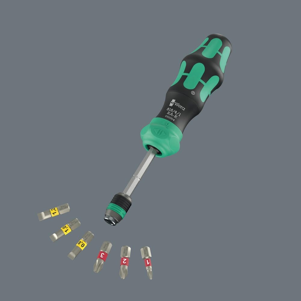 Набор отверток Wera Kraftform Compact 20 RA-R 05051513001 6 шт. с трещоткой, фото №7